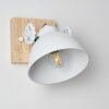 SVANFOLK Wall Light brown, white, 1-light source