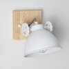 SVANFOLK Wall Light brown, white, 1-light source