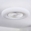 Benesal ceiling light, Ceiling fan light white, 1-light source, Remote control