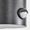 Morbak outdoor wall light black, 1-light source