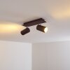 ZUOZ Ceiling Light rust-coloured, 2-light sources
