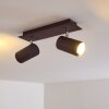 ZUOZ Ceiling Light rust-coloured, 2-light sources