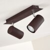 ZUOZ Ceiling Light rust-coloured, 2-light sources
