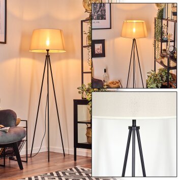 Bassagoda floor lamp beige, white, 1-light source