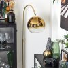 Koyoto globe light, floor lamp, Arch lamps brass, 1-light source