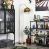 Koyoto globe light, floor lamp, Arch lamps brass, 1-light source