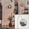Koyoto globe light, floor lamp, Arch lamps brass, 1-light source