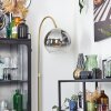 Koyoto globe light, floor lamp, Arch lamps brass, 1-light source