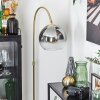 Koyoto globe light, floor lamp, Arch lamps brass, 1-light source