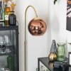 Koyoto globe light, floor lamp, Arch lamps brass, 1-light source