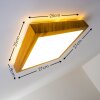 SORA WOOD Ceiling light LED Light wood, 1-light source