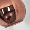Koyoto globe light, floor lamp, Arch lamps coppery, 1-light source