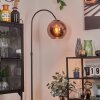 Koyoto globe light, floor lamp, Arch lamps coppery, 1-light source