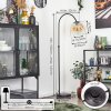 Koyoto globe light, floor lamp, Arch lamps Amber, clear, 1-light source