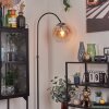 Koyoto globe light, floor lamp, Arch lamps Amber, clear, 1-light source