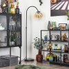 Koyoto globe light, floor lamp, Arch lamps Amber, clear, 1-light source