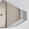 Outdoor Wall Light Clear LED matt nickel, 1-light source