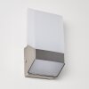 Outdoor Wall Light Clear LED matt nickel, 1-light source