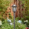 Loria path light black, silver, 1-light source