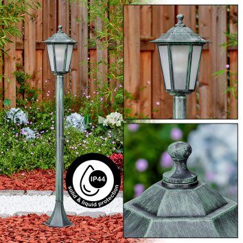 Loria path light green, black, 1-light source