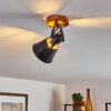 BERKELEY Ceiling Light Dark wood, black, 1-light source