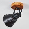 BERKELEY Ceiling Light Dark wood, black, 1-light source