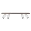 Ledvance Lights Spot ceiling light, ceiling spotlight LED Wood like finish, white, 4-light sources
