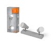 Ledvance Lights Spot ceiling light, ceiling spotlight LED grey, 2-light sources