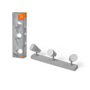 Ledvance Lights Spot ceiling light, ceiling spotlight LED grey, 3-light sources