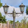 Loria outdoor light, lamp post, path light brown, gold, 2-light sources