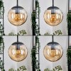 Gastor hanging light, globe light Amber, 3-light sources
