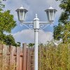 Loria outdoor light, lamp post, path light white, 2-light sources