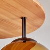 Koyoto ceiling light, globe light 40 cm Ecru, black, 3-light sources