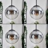 Gastor hanging light, globe light 25 cm clear, Smoke-coloured, 1-light source