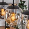 Gastor hanging light, globe light Amber, clear, Smoke-coloured, 3-light sources