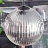 Koyoto hanging light, globe light 35 cm clear, Smoke-coloured, 4-light sources