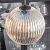 Koyoto hanging light, globe light 35 cm Amber, clear, 4-light sources