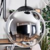 Gastor hanging light, globe light 45 cm black, 5-light sources