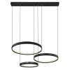 Globo lighting HALLI hanging light LED black, 1-light source