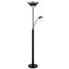Globo lighting MERLINDA floodlight, floor lamp black, 2-light sources