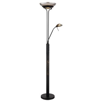 Globo lighting MERLINDA floodlight, floor lamp black, 2-light sources