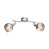 Globo lighting Ball ceiling light matt nickel, 2-light sources