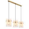 Globo lighting Gorley hanging light gold, 3-light sources