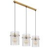 Globo lighting Gorley hanging light gold, 3-light sources