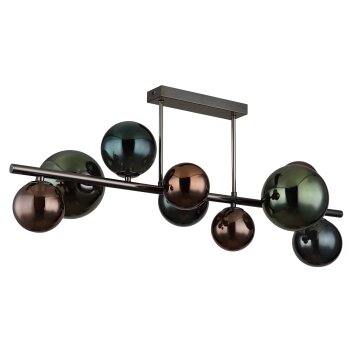 Globo lighting Riha ceiling light grey, 9-light sources