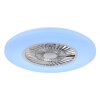 Globo lighting Alva Ceiling fan light LED white, 1-light source, Remote control, Colour changer
