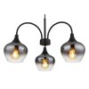 Globo lighting Maxy hanging light black, 3-light sources