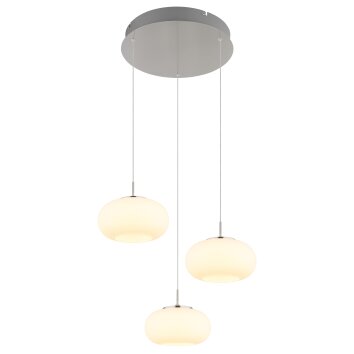 Globo lighting Quintara hanging light LED matt nickel, 1-light source