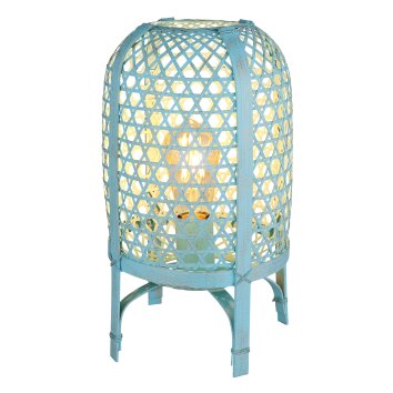 Globo lighting Cairo table lamp blue, 1-light source