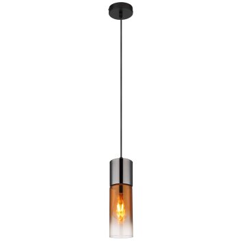 Globo lighting Annika hanging light black, 1-light source
